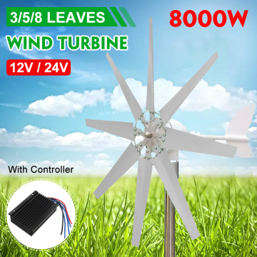 8000W Wind Turbines Generator Wind Generator With Charge Controller Windmill Energy Turbines Wind Turbine Energy Generators