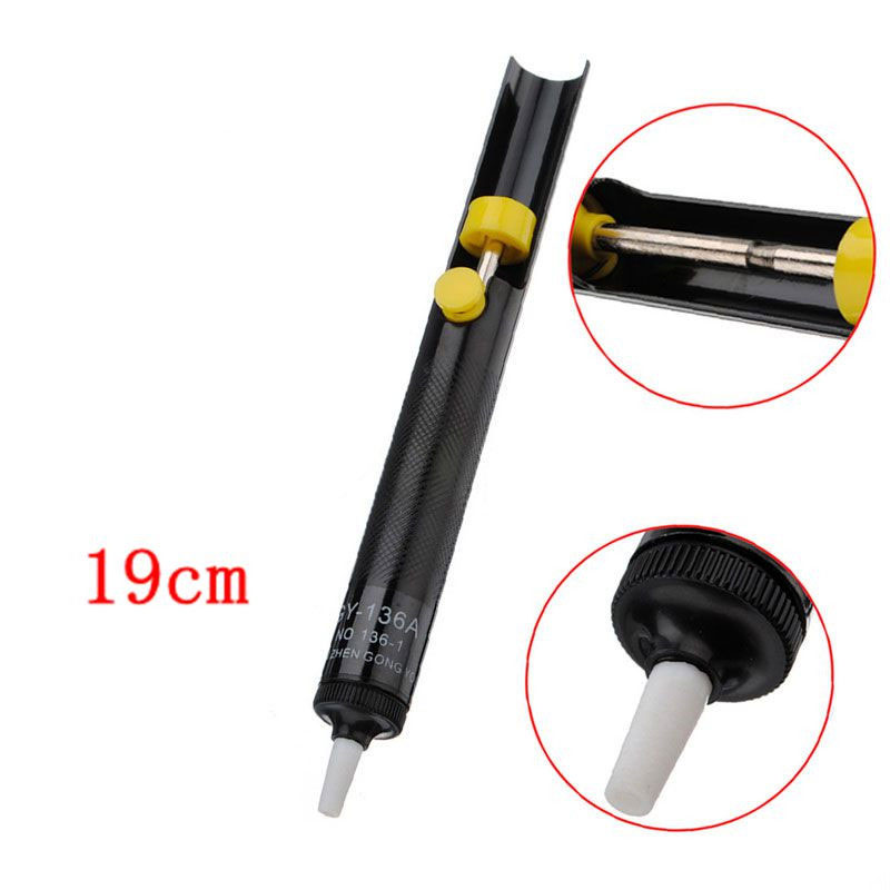 1pc Suction Power Vacuum Desoldering Pump Sucker Solder Irons Removal Esoldering Pump Solder Suction Hand Tools