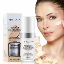 Magic Color Changing Foundation TLM Flawless Makeup Base Face Liquid Cover Concealer