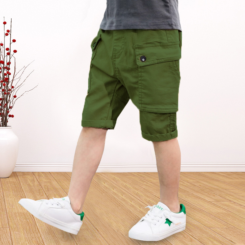 2019 Summer Boys Shorts Cotton Teenager Pants Casual Pants For Kids Children Shorts School Baby Sports Shorts Kids Baggy Pants