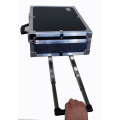 365*465*180mm Aluminum trolley case toolbox tool case Protective Camera Case equipment box with pre-cut foam lining