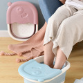 Multifunctional Foot Soaking Bucket Folding Basin Plastic Foaming Massage Bucket Household Sauna Bathtub Pedicure Bath Bathtub