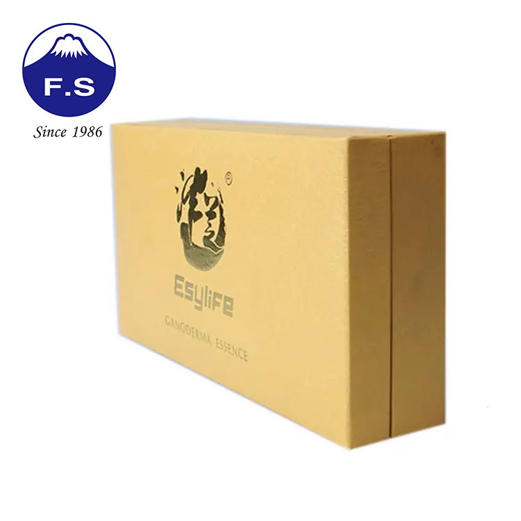 Cardboard Golden Decorative Gift Box For Jewelry