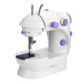 Anself Mini Household Purple Electric Sewing Machine 2 Speed Adjustment with Light Foot Pedal Manual Sewing Machine