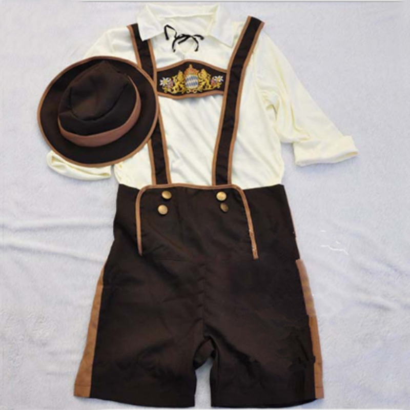 Traditional Couples Oktoberfest Costume Parade Tavern Bartender Waitress Outfit Cosplay Carnival Halloween Fancy Party Dress