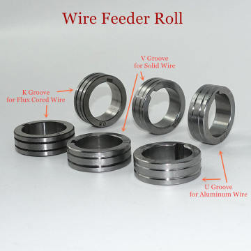 Wire Feeder Roll V U K Knurl Groove 30x22x10mm for 0.8 1.0 1.2mm Steel Aluminum Flux Cord Welding Wire MIG Welding Machine