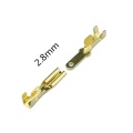100Pcs/Lot 2.8/4.8/6.3mm Female and Male Crimp Terminal Connector Gold Brass/Silver Car Speaker Electric Wire Connectors Set