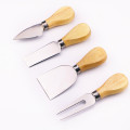 Wholesale Wooden Handle Cheese Tools Set Cheese Knife Cutter Cooking Tools In Black Box
