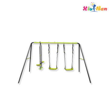 Durable Playset with Three Swing Options