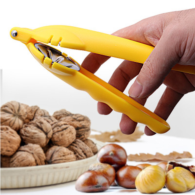 2 In 1 Quick Chestnut Clip Walnut Pliers Metal NutCracker Sheller Nut Opener Kitchen Tools Cutter Gadgets Hot Sale