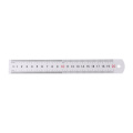 Double Scales 20cm 8inches Aluminium Alloy Metal Ruler M&G Office Ruler scale ruler steel student ruller school supplies