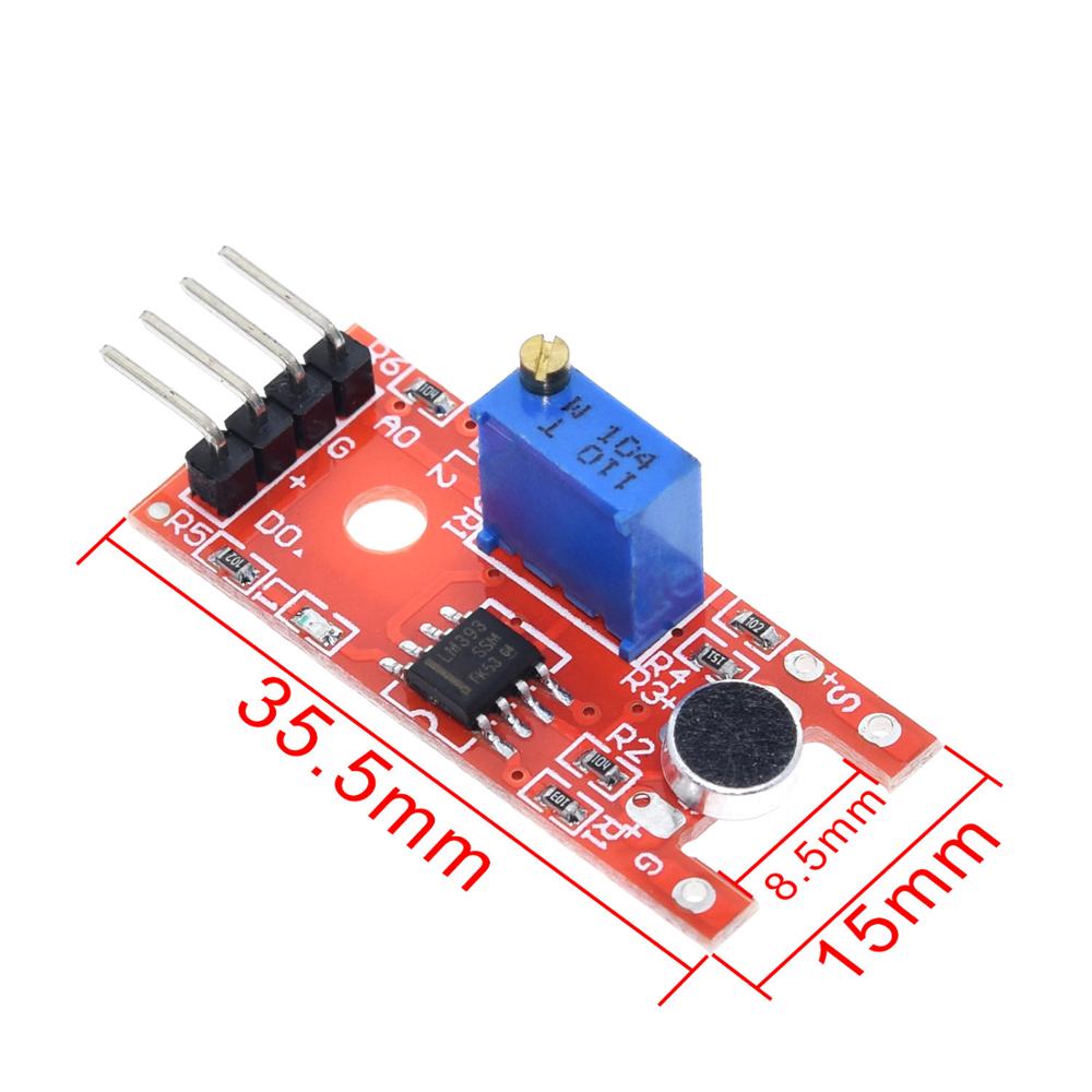 ShengYang Microphone Voice Sound Sensor Module For Arduino Analog Digital Output Sensors KY-038