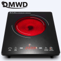 DMWD Mini Electric Ceramic Heating Stove Milk Water Boiler Heater Countertop Burner Stew Hotpot Lightwave Induction Cooker 2000W