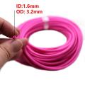 10M 1632 Natural Latex Rubber Tube Elastica Bungee for Hunting Slingshot Catapult 3.2mm and 3.6mm Diameter Rubber Bands