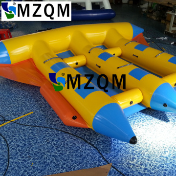 MZQM Excellent quality and cheap price inflatable flyfish banana boat/PVC Tarpaulin Inflatable Flying Fish Tube Towable