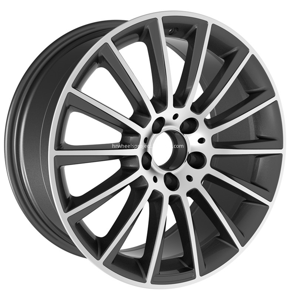 Mercedes Benz S450 Replica Wheels Casting Wheels Gunmetal Polished Face 04