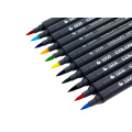 12/24/36/48/80 color water-soluble double-head color sketch marker pen for painting design watercolor paint art supplies