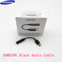 For SAMSUNG Type-C to 3.5mm AUX Headphones Adapter For SAMSUNG NOTE 10 Plus A90 A80 A60 Type C To 3.5 Jack Earphone Audio cable