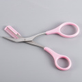 Stainless Steel Eyebrow Trimmer Scissors with Comb Manicure Nail Cuticle Trimmer Scissor Beauty Makeup Facial Hair Remover Tool