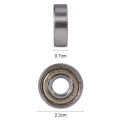 10 Pieces 608ZZ Double Shielded Miniature High-carbon Steel Single Row 608ZZ ABEC-7 Deep Groove Ball Bearing 8*22*7 8x22x7 MM