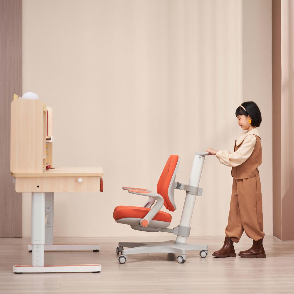 movable study table and chair