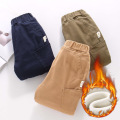 Boys Cargo Pants Winter Thick Warm Children Trousers Boys Clothes Casual Kids Pants Winter Pantalones 2-8 Years