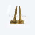 4Pcs 7.8''H Gold bronze Furniture Cabinet Cupboard Metal Legs Table feet(200mm) - Verified Lab Test Supports + 1600 pounds
