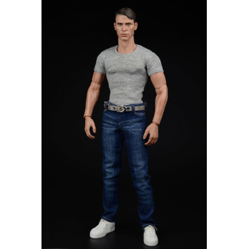 In Stock 1/6 Scale Men's Fashion Apparel American Team Jeans Trousers Accessories for 12