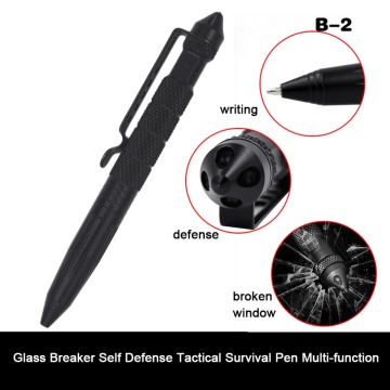 Practical Tactical Pens Glass Breaker Self Defense Tactical Survival Pen Multi-function Camping Tool for Writing