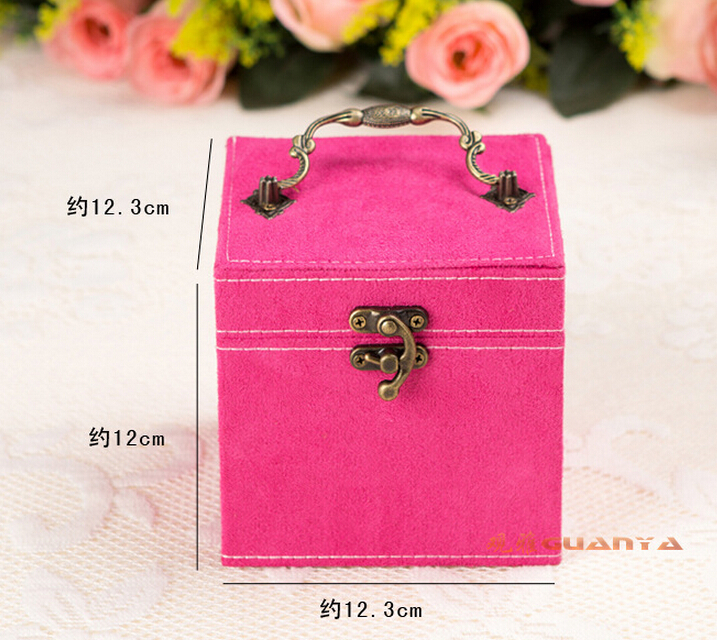Multi Layer Jewelry Box For dresser Make Up Organizer Jewelry Display Case Storage Box Cosmetic Organizer Birthday Gift For Girl