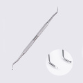 Double Head Ingrown Toe Nail Lifter Paronychia Pedicure Foot Nail Dirt Cleaning Spoon Stainless Steel Manicure Foot Care Tools