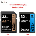 Lexar 32GB 16GB 64GB Class 10 SD SDHC SDXC Memory Card in SD card 128GB 256GB 95MB/s for Digital SLR camera and HD camera