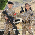 HAN WILD Combat Uniform For 5Y-15Y Children Military Uniform Kids BDU Military Army Tactical Gear Hunting Multicam Shirts&Pants