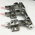 103 Insert Embed Stainless steel Hinges Hydraulic Damper Buffer Cabinet Door Hinges Soft Close Furniture hinges