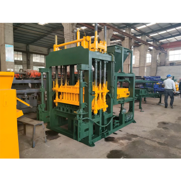 Automatic stationary road edge stone brick machine