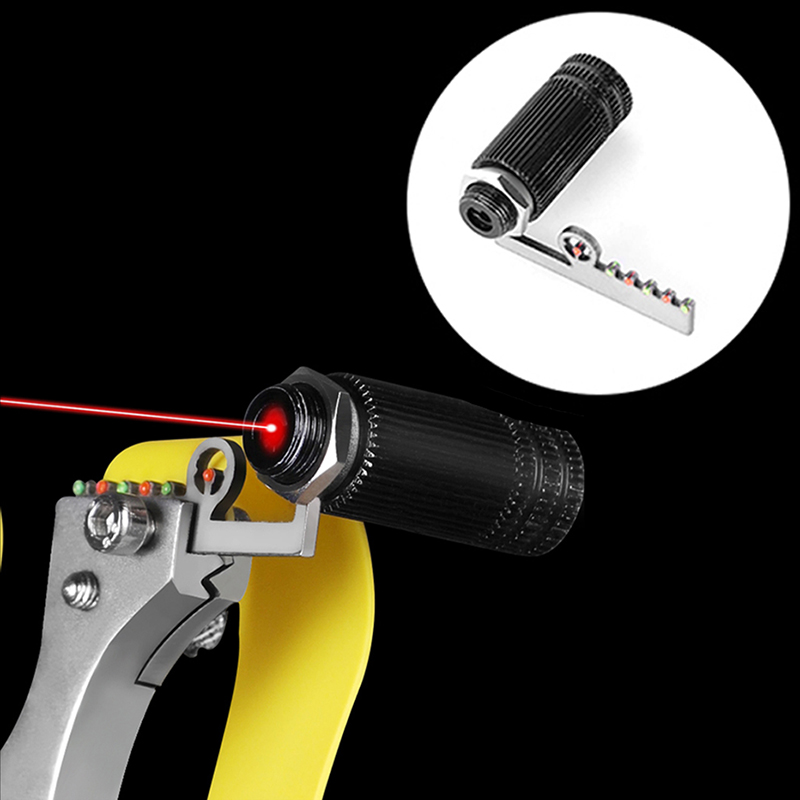 1PCS Slingshot Accessories Laser Calibration Instrument Locator Infrared Laser Light Laser Aim Red/Blue Laser Sight