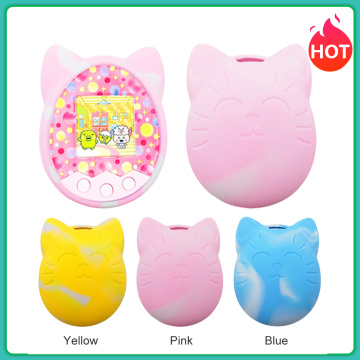 3 Colors Protective Cover Shell Pet Silicone Case Game Machine Cover for Tamagotchi Cartoon Electronic Pet Virtual Pet Kids Toy