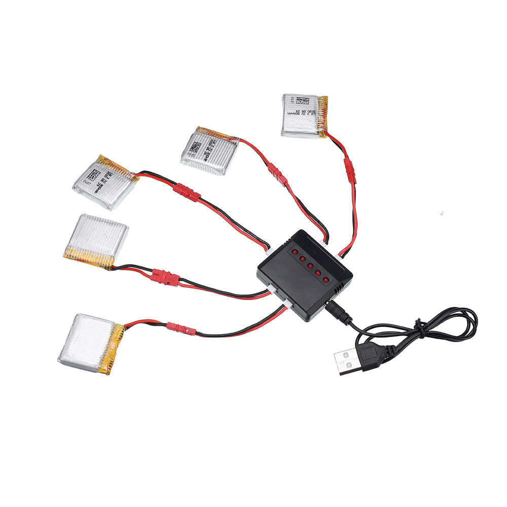 3.7V 800mAh lipo Battery For Syma X21 / X21w x26 RC Quadcopter Drone Spare Parts Accessories 3.7V Battery Charger Set