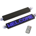 12V programmable car LED display advertising scrolling message vehicle taxi LED window sign remote control with sucking disk