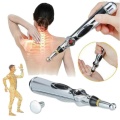 Pain Relief Body Meridian Massage Pen Outdoor fitness equipment With Mushroom Head Meridian Energy Acupuncture Pen