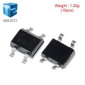 GREATZT 10pcs 600V 0.5A SOP-4 SMD rectifier diode bridge mb6s