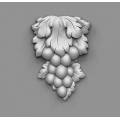 3d STL Model for CNC Router Engraver Carving Machine Relief Artcam Aspire "5Pcs Grape Decor Set" CNC files