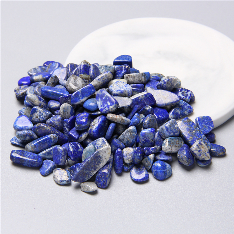 Blue Natural Lapis lazuli Gravel Beads Stone Rock Chips Healing Raw Stone Mineral Health Home Decoration Furnishing Wholesale