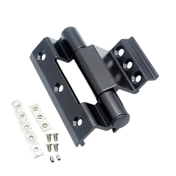 Door Window Hinge Page Aluminum Alloy Screen Broken Bridge Swing Windows Hinges No Holes Hardware Door hinges Fitting