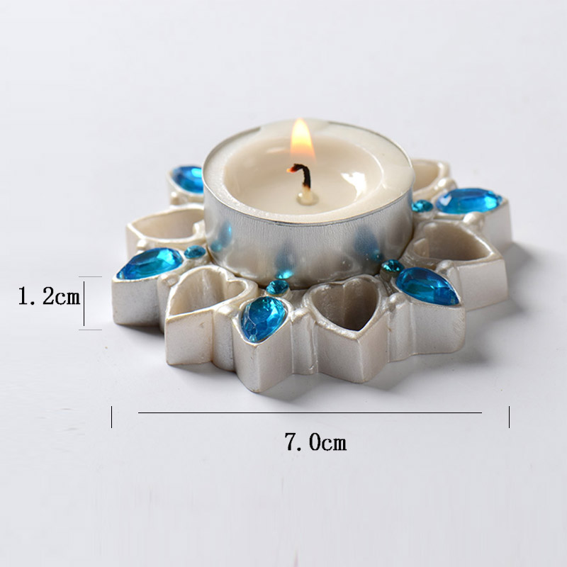 Candlestick Concrete Silicone Mold DIY Ashtray Cement Mould Handmade Decorating Tool