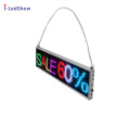 50cm P5MM RGB WIFI Led Sign Full color Programmable Scrolling Message LED Display Board Display Multi-language