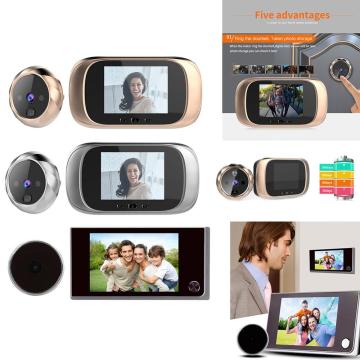 New LCD Color Screen Digital Doorbell 120 Degree Door Eye Doorbell Electronic Peephole Door Camera Viewer Hardware 3.5 inch