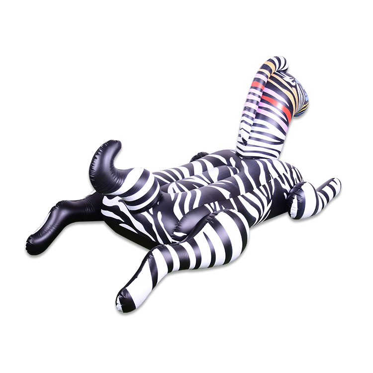 Zebra-shaped Inflatable pool float