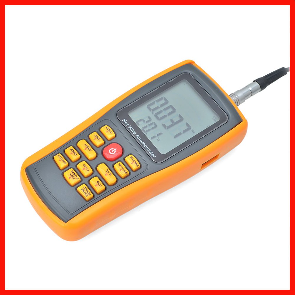 Anemometer Wind Speed Gauge handheld Tool Measuring Instrument Temperature Measurement USB Interface RZ GM8903