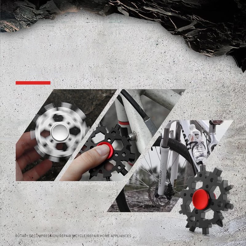 Amazon Hot Gift Snowflake Tablet Fidget spinner Outdoor Multi-purpose EDC stress relief Tool